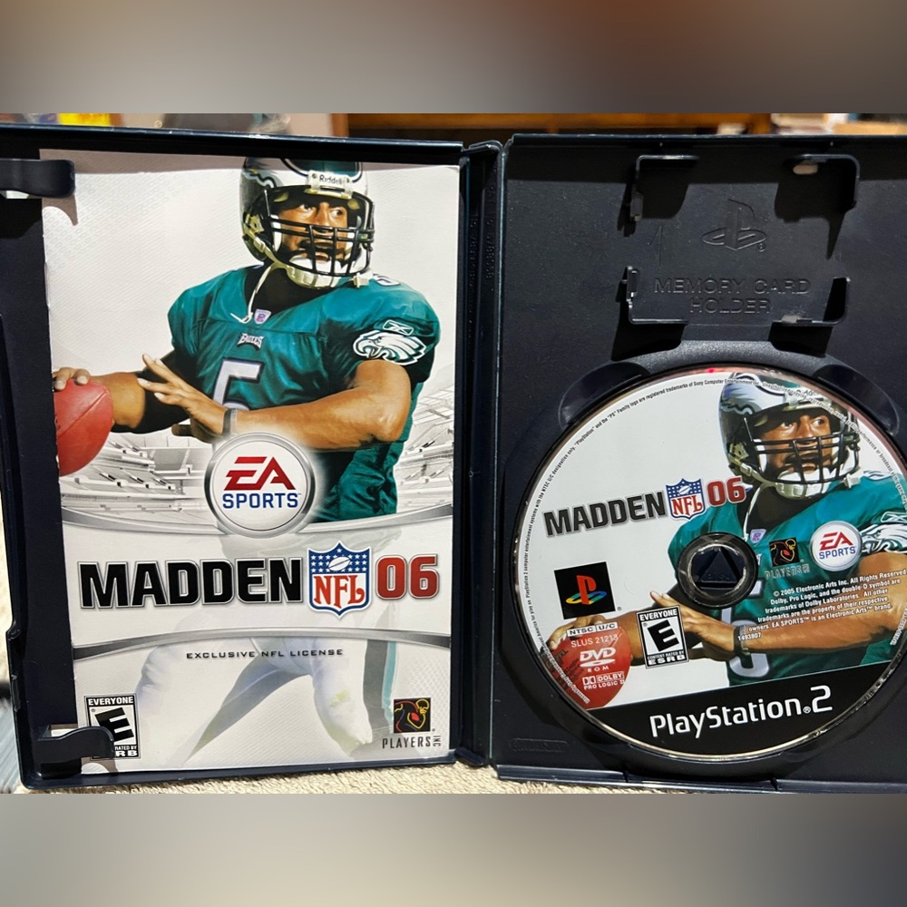 Play Station 2 Games = Madden Football 2006 & Winters Sports 2008